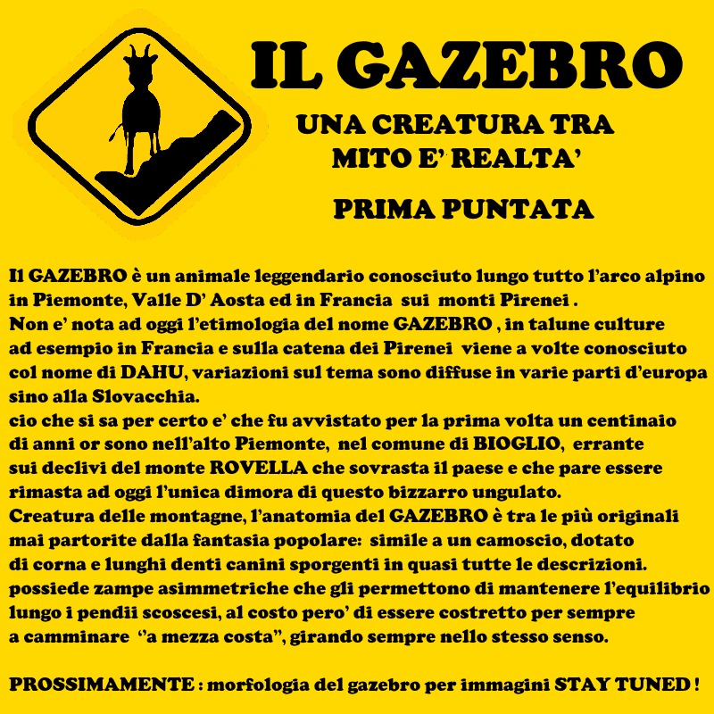 ProLoco Bioglio - Gazebro l'animale fantastico